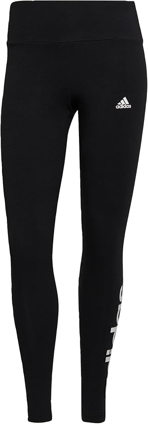 Detalle de adidas Essentials Leggings Mujer Alta Negro/Blanco 🖤