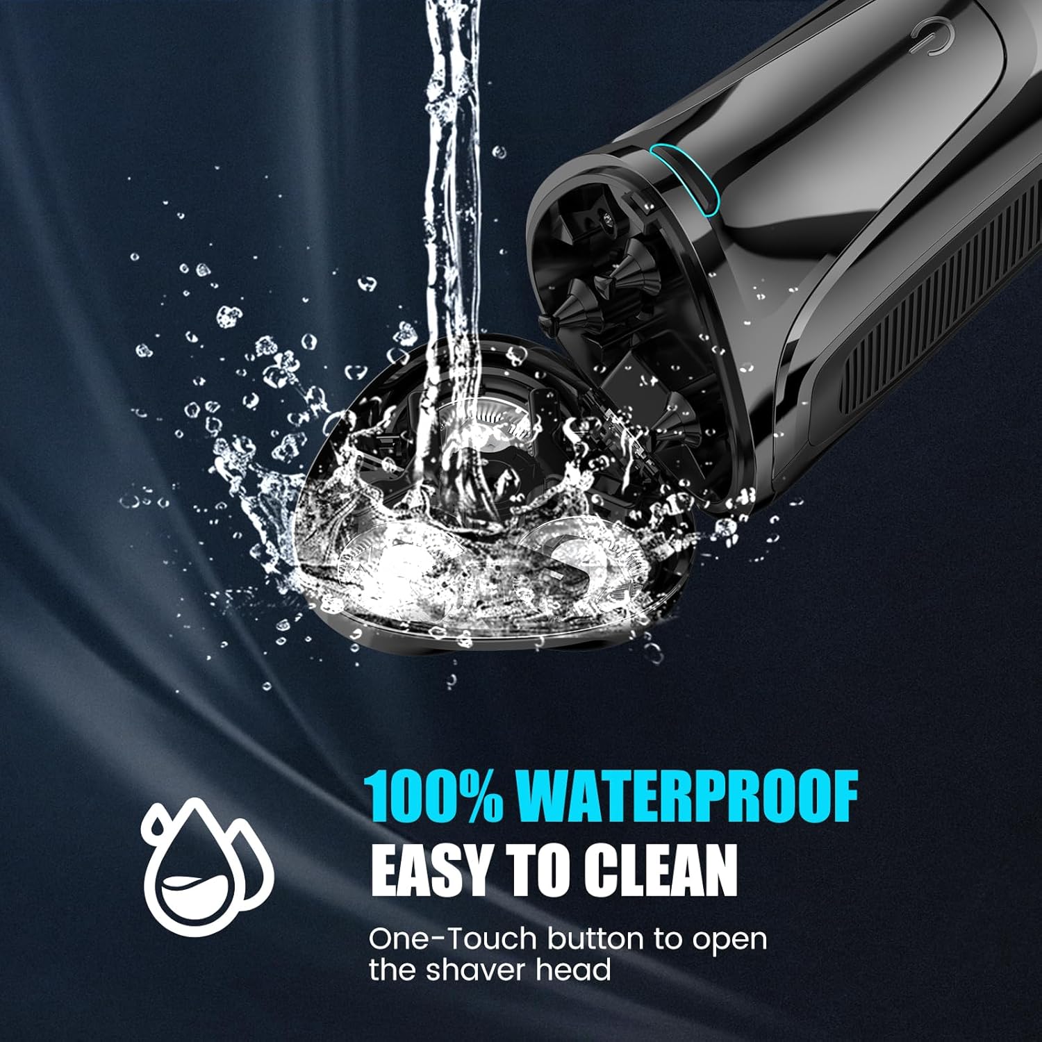 Thumbnail 6 de Brightup Electric Razor Waterproof cordless rotary shaver for men