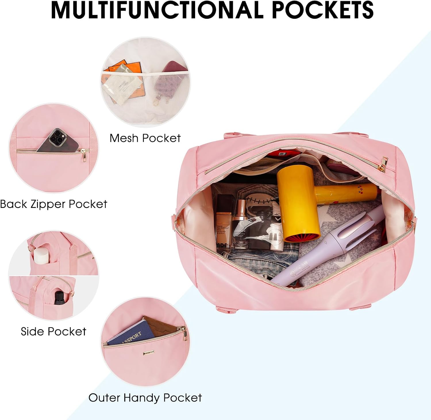 Thumbnail 4 de WANDF Easyjet Underseat Travel Bag 32L Pink