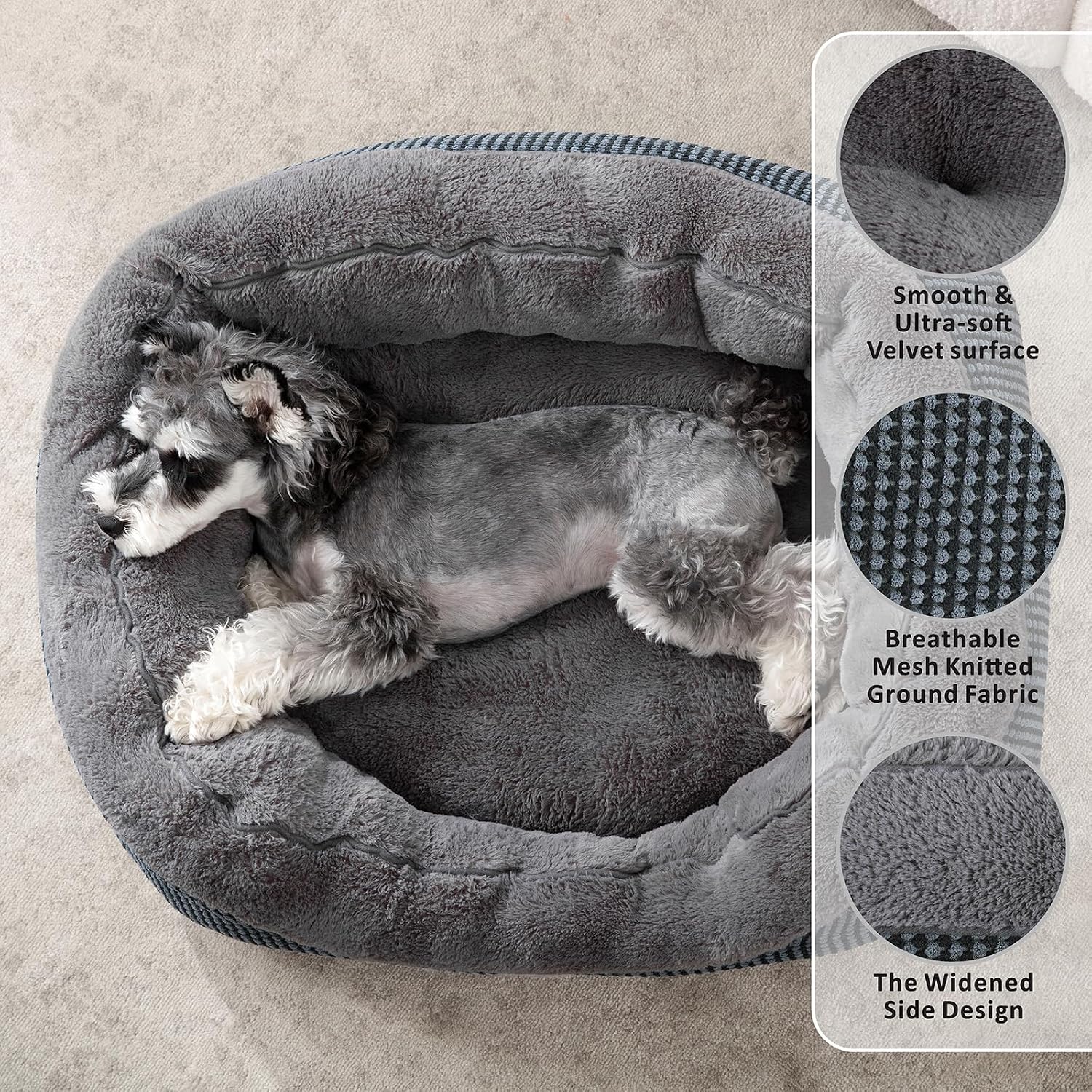 Detalle 2 de INVENHO Small Dog Bed Orthopedic
