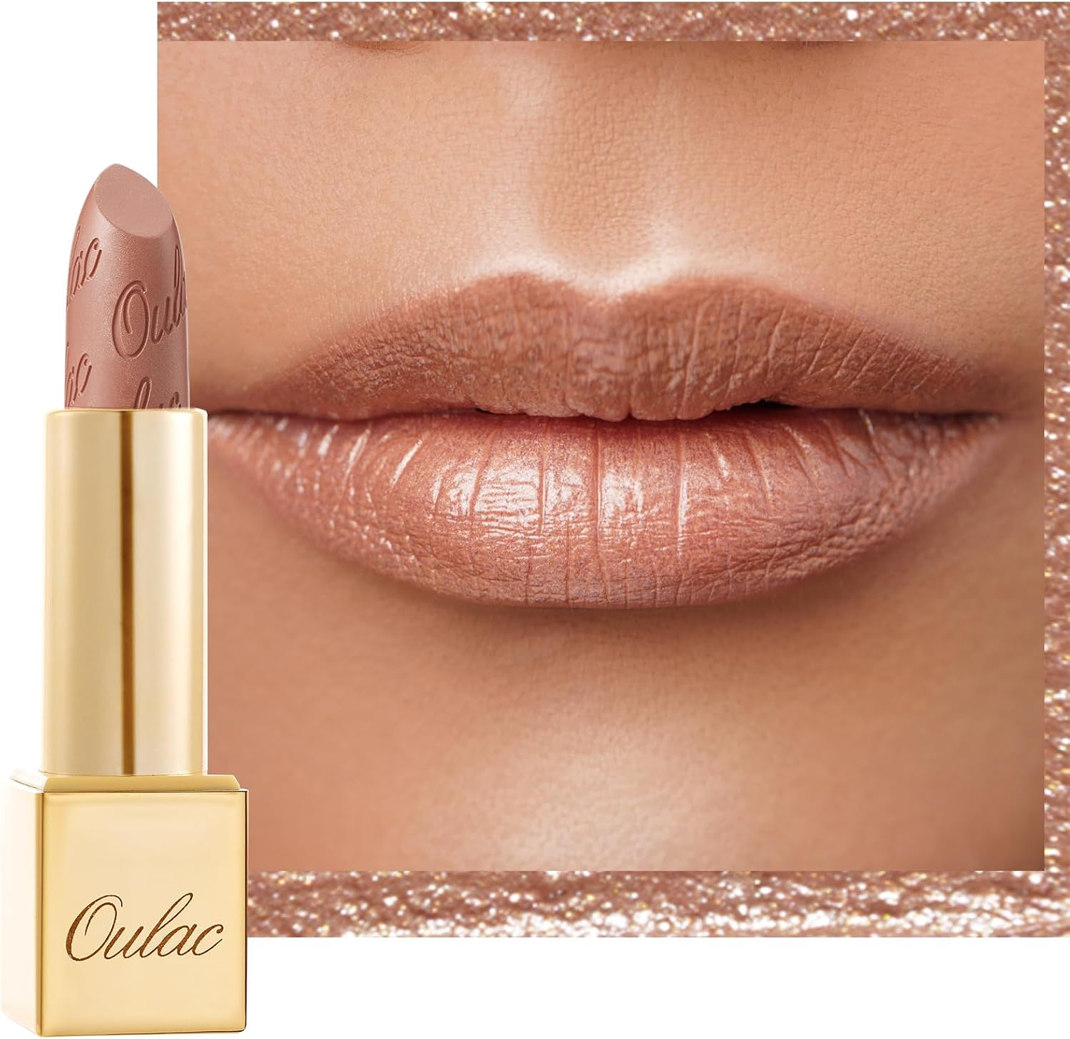 Detalle de Oulac Rossetto 10 Sahara Gold metallizzato 💄