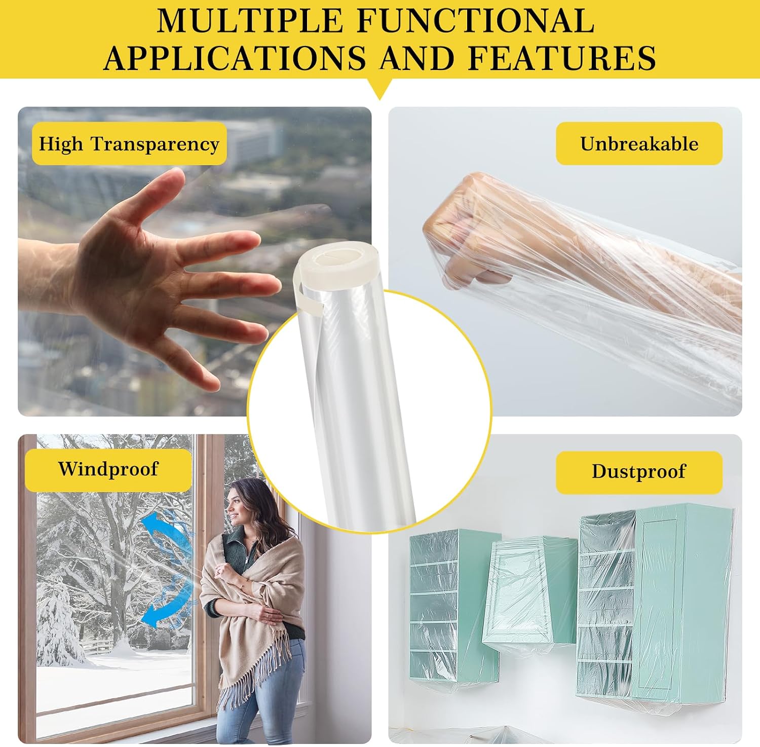 Thumbnail 4 de fowong Window Insulation Kit 1.6 m x 10 m