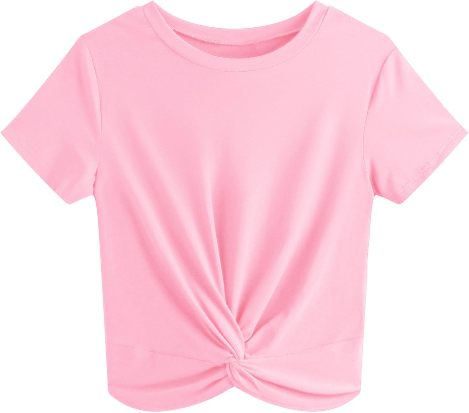 Detalle de JINKESI twist front crop top tee