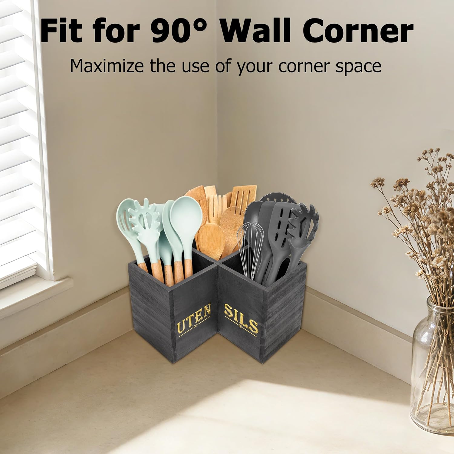Detalle 2 de RedCall Utensil Holder with 3 Compartments