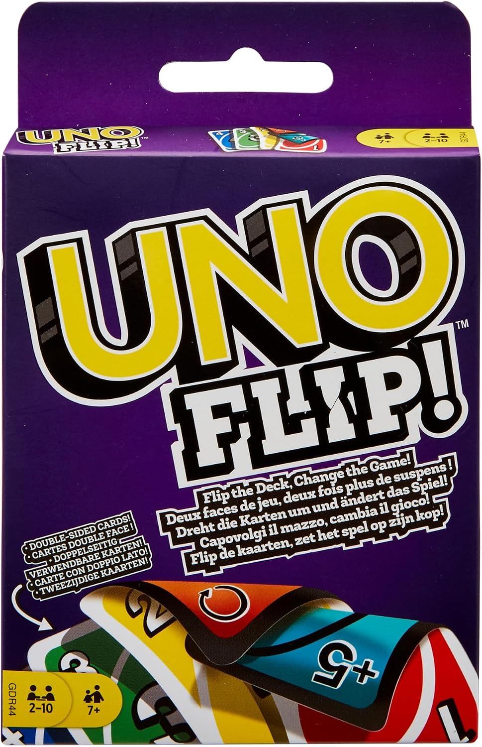 Detalle de UNO Flip Mattel Games 2 à 10 joueurs