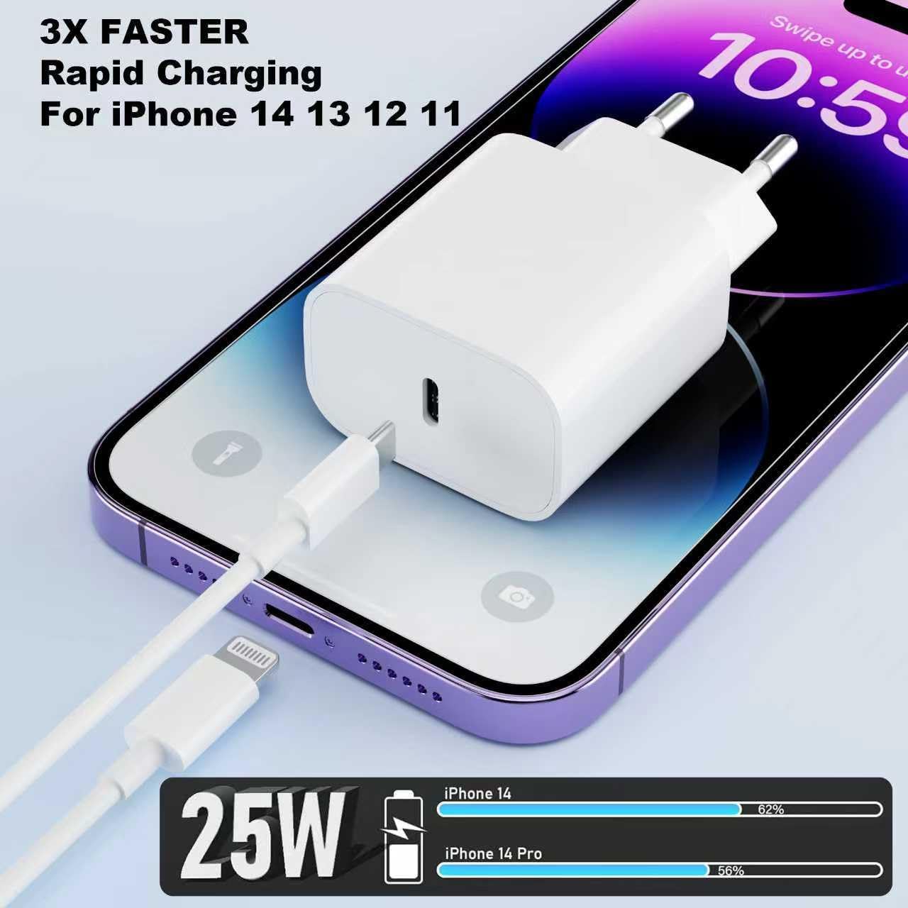 Thumbnail 5 de Cargador iPhone 25W con cable Lightning 2 m