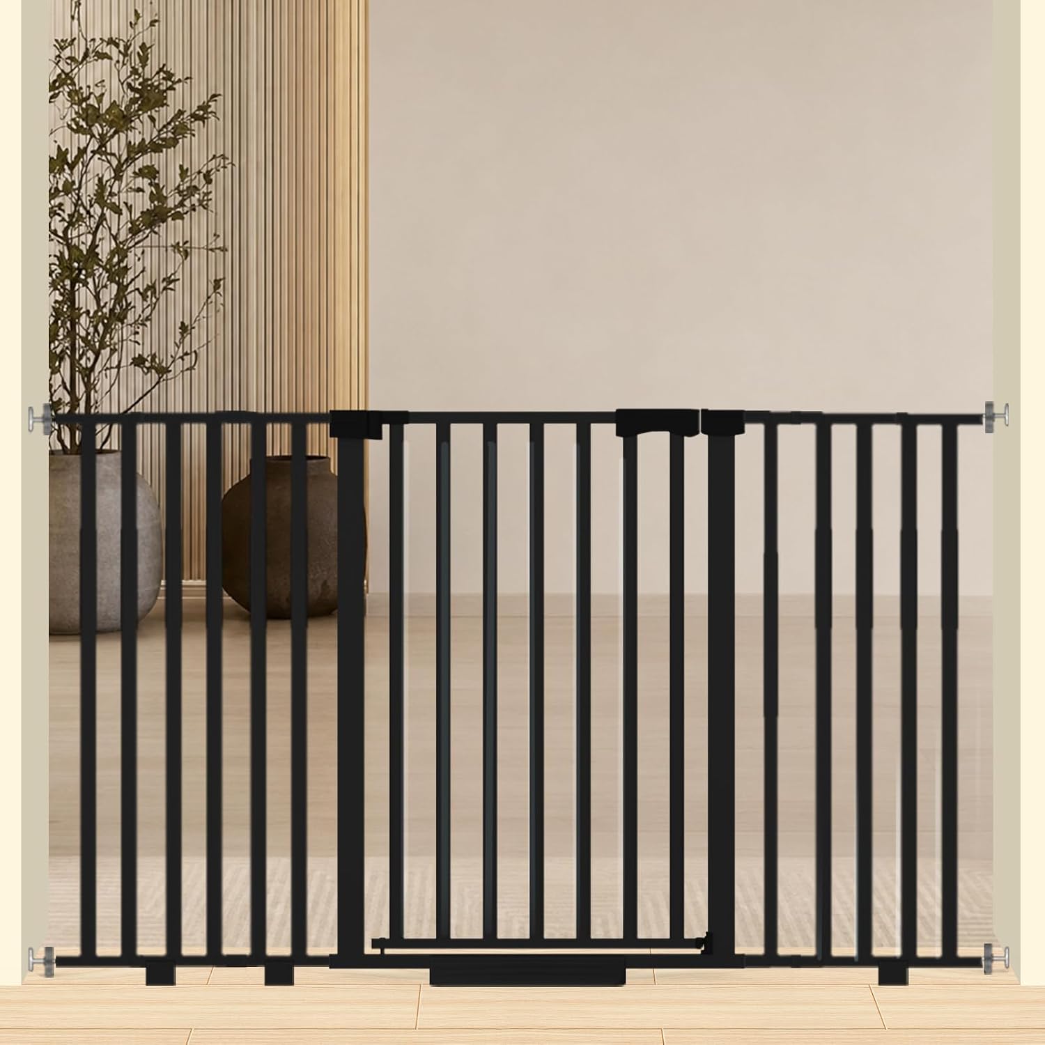 Detalle de Amibud pressure-mounted baby gate, 76–160 cm