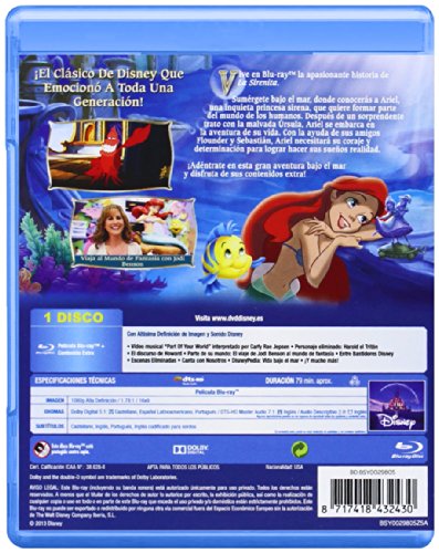 Thumbnail 1 de La Sirenita (The Little Mermaid) [Blu-ray] — Divisa Films
