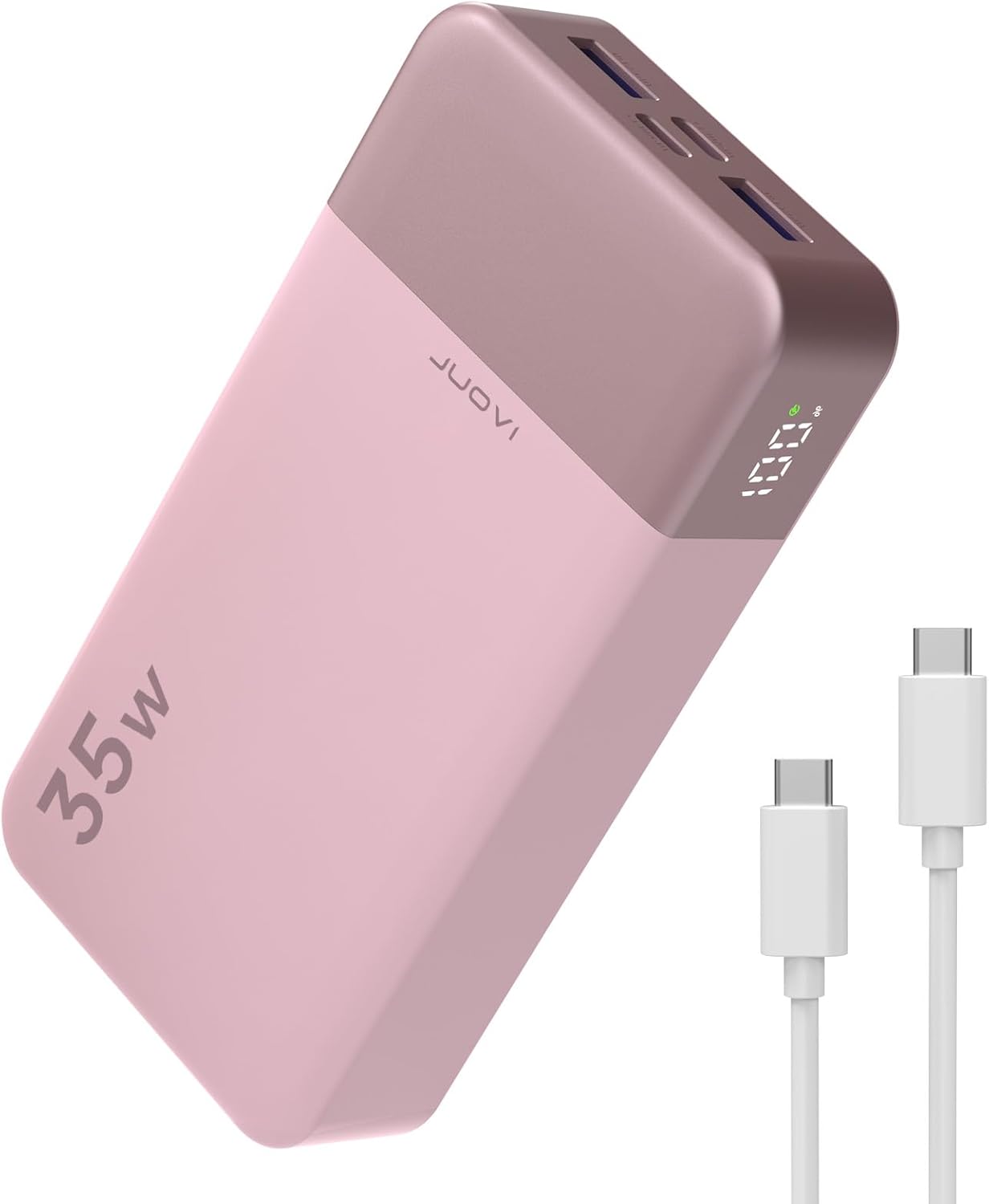 Detalle de JUOVI Batterie Externe 35W 20000mAh – Charge Rapide PD3.0/QC4.0, USB-C et USB-A, 4 appareils