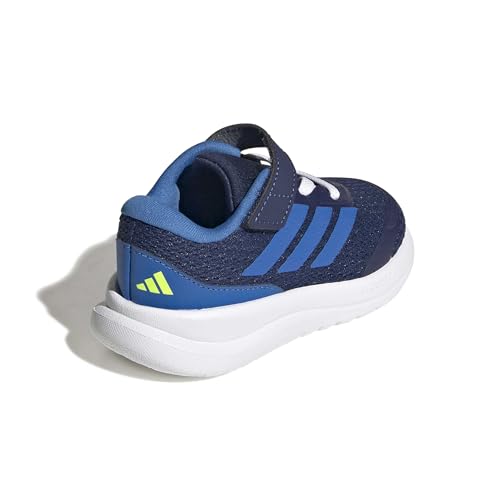 Detalle de adidas Runfalcon 6, zapatillas infantiles con cordones elásticos y correa, talla 28 EU