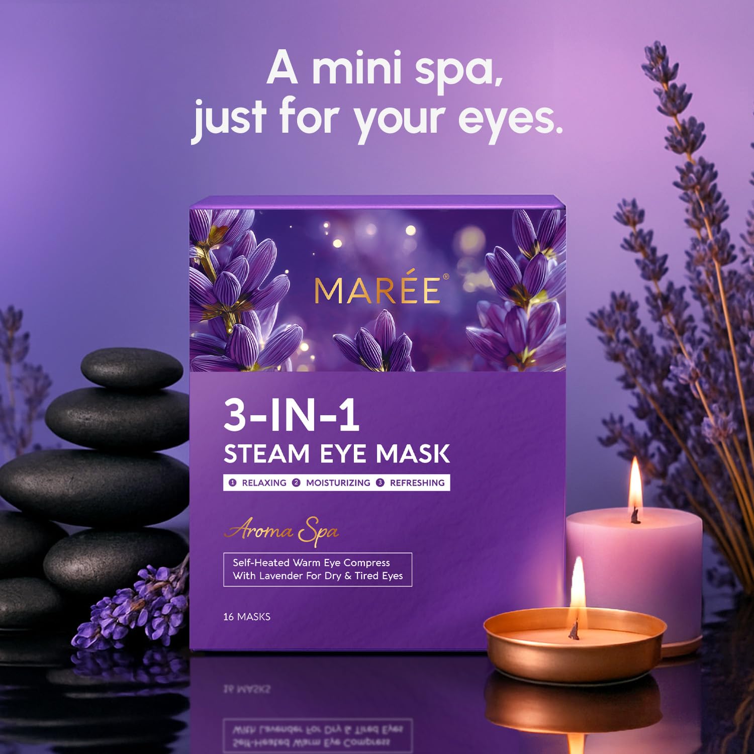 Detalle 2 de MAREE Heated Eye Mask for Dry Eyes 1 Pack