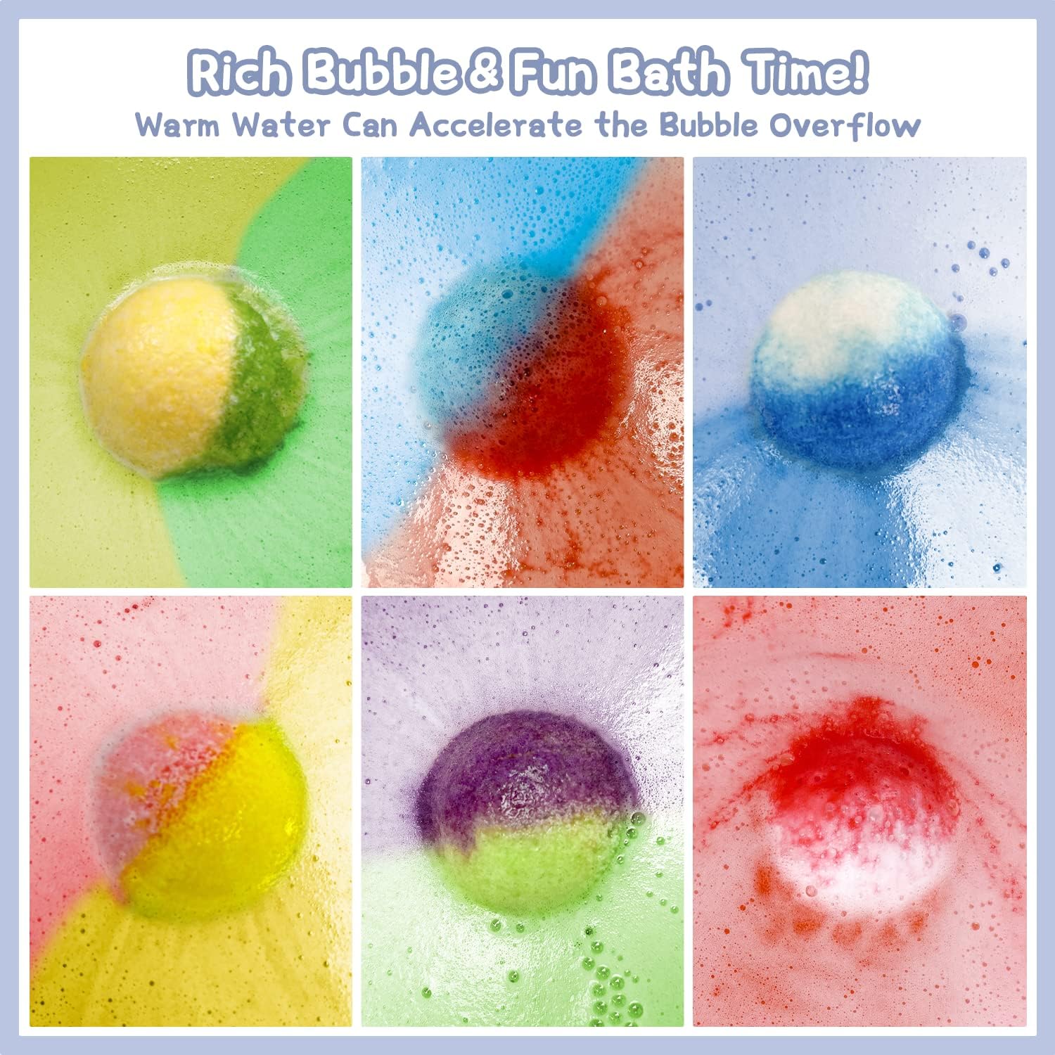 Thumbnail 4 de Bath Bombs for Kids (12 pcs) with Surprise Crystal Toys Inside – Handmade Natural & Organic Bubble Bath Gift Set