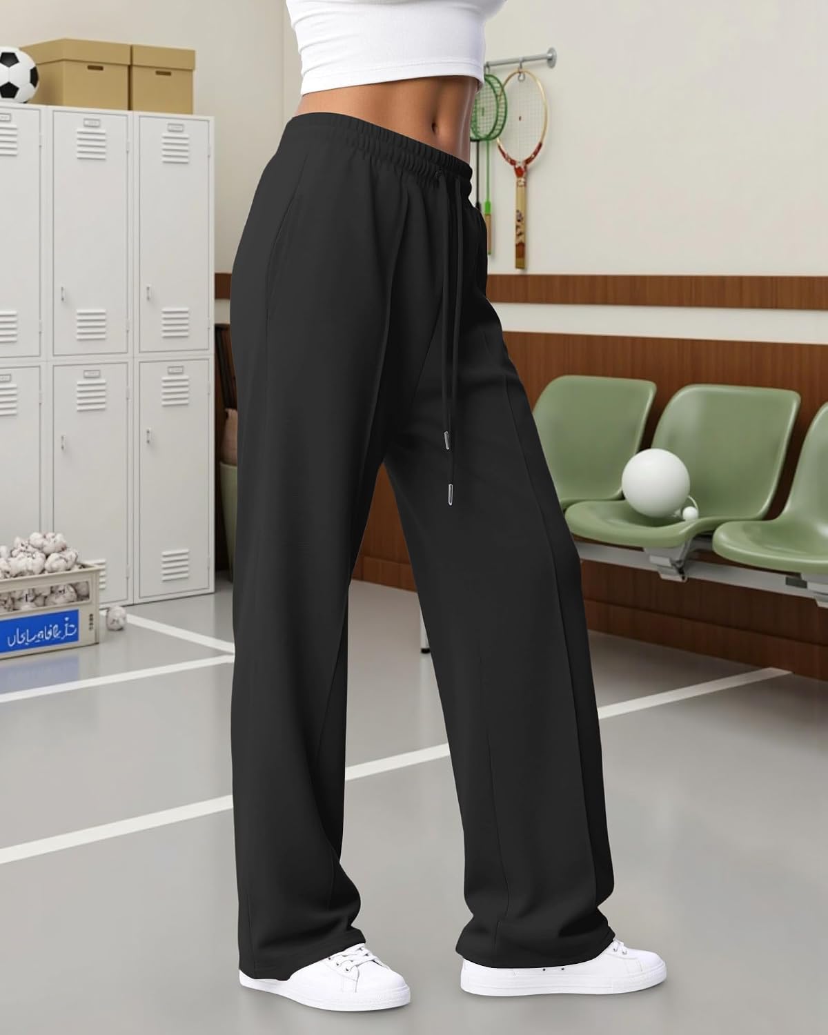 Thumbnail 1 de IPMQ Wide Leg Sweatpants 60% Cotton