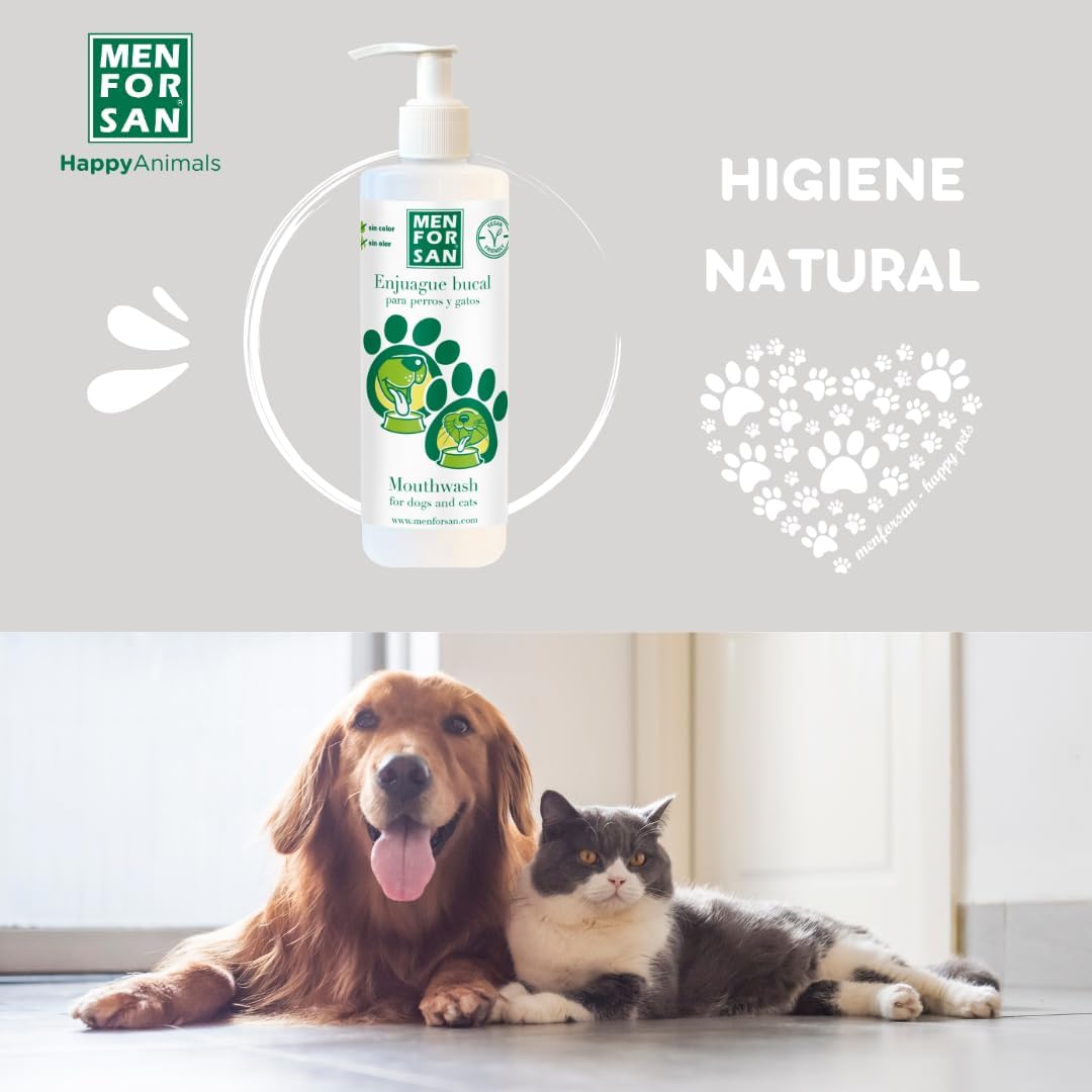 Thumbnail 5 de MENFORSAN Collutorio anti-tartaro per cani e gatti da bere, 500 ml