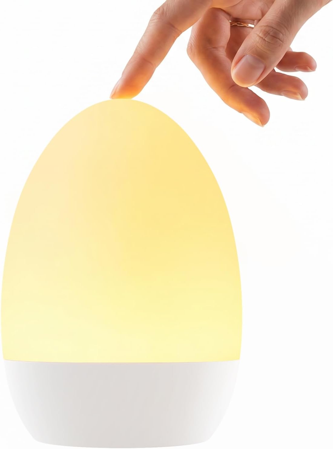 Detalle de FULNIX NL01 Egg Night Light for Nursery, Touch Control and 17 Colour Modes