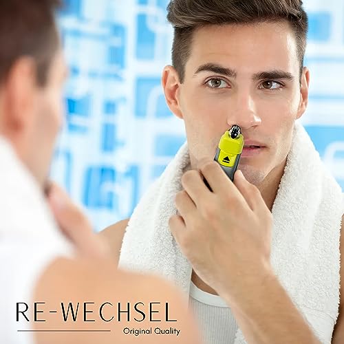Detalle de One Blade Cuchilla Nariz y Orejas compatible con One Blade, Cascara Protectora y Limpieza Fácil (1 unidad)