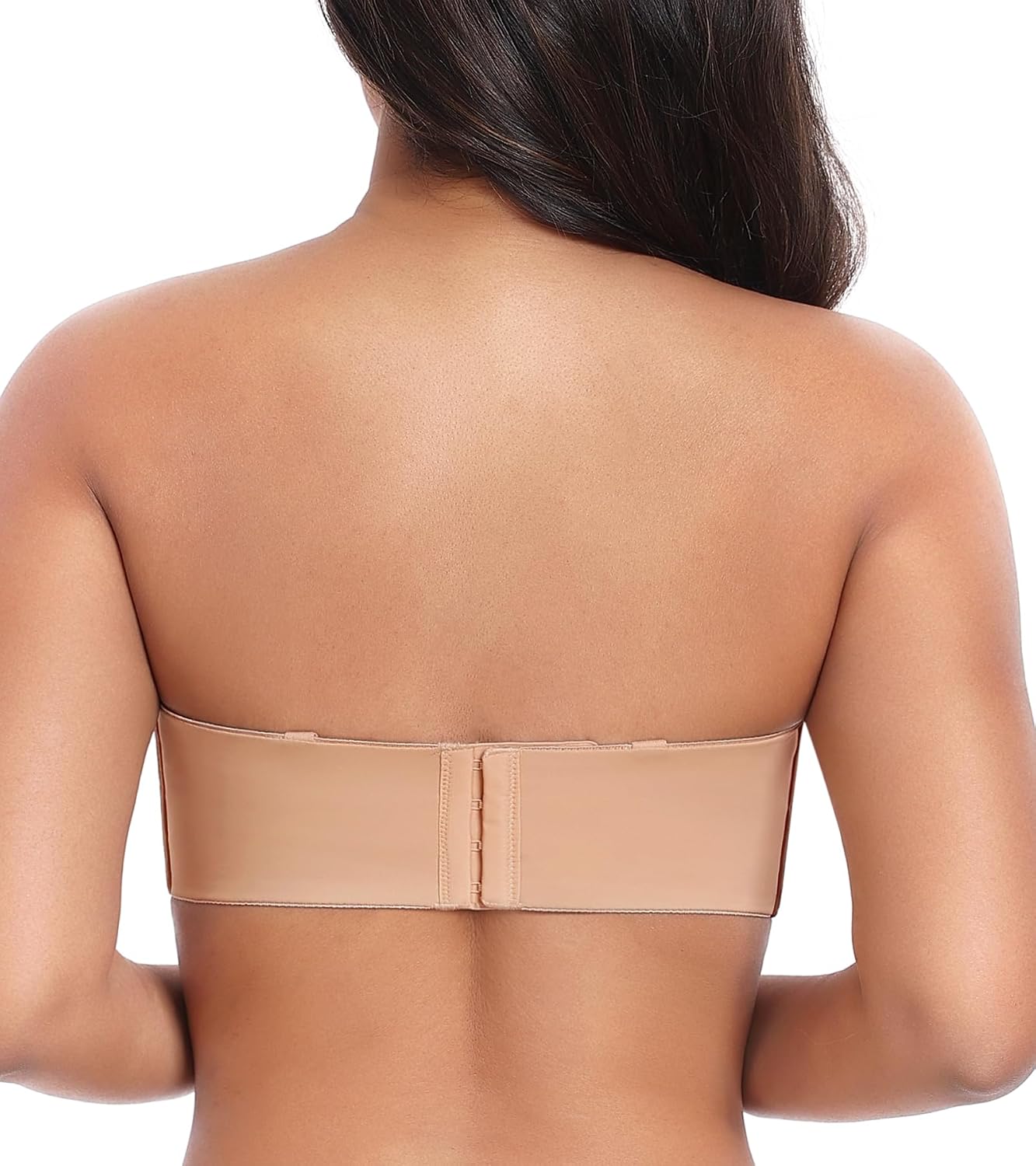 Detalle de DotVol Seamless Bandeau Unlined Underwire for Large Bust – Strapless Minimiser Bra