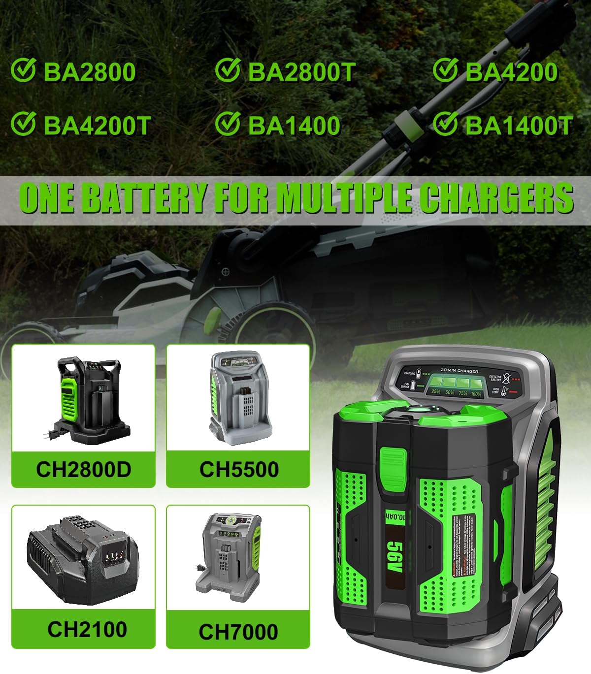 Detalle de Sunmokite Replacement Battery 10.0Ah