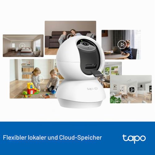 Thumbnail 9 de Tapo C250 4K-Innenkamera mit 360°-Sicht, lokaler KI und Bewegungsverfolgung