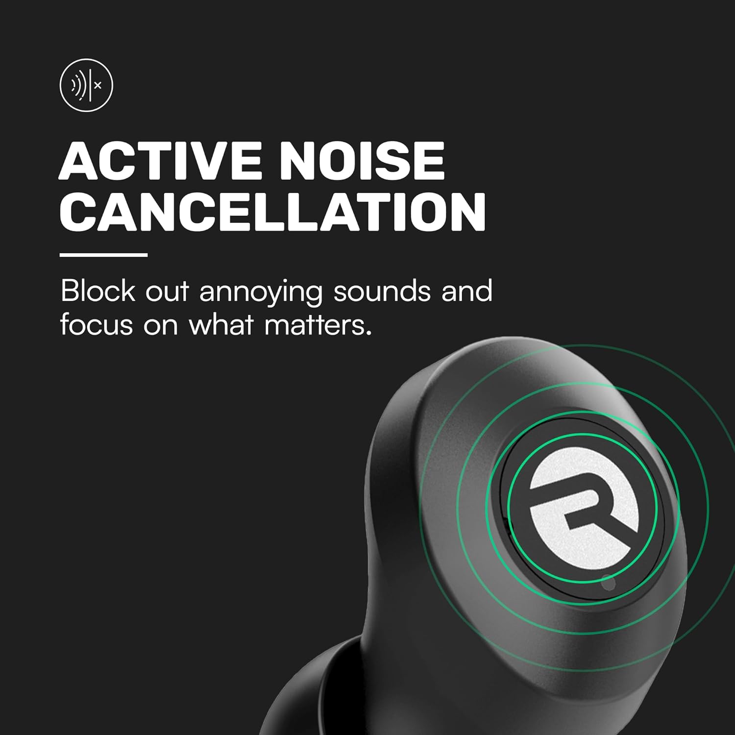 Thumbnail 2 de Raycon Everyday Classic Bluetooth Wireless Earbuds with Microphone (Blue) with Active Noise Canceling