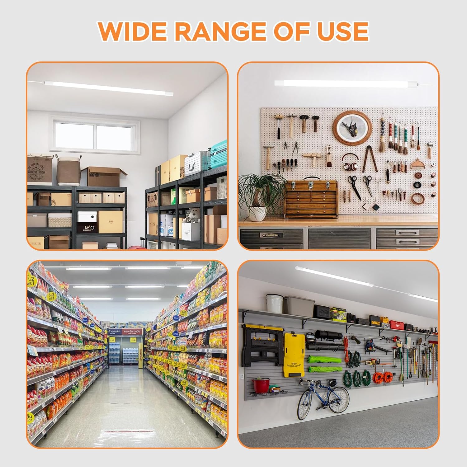 Thumbnail 5 de Amdelne LED Feuchtraumleuchte 120 cm (36 W, 3.600 lm) IP65 kaltweiß 4.000 K