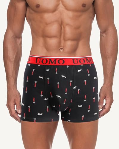 Thumbnail 3 de Channo Pack de 6 Boxers de Algodón Ajustados – Colección UOMO, Talla M