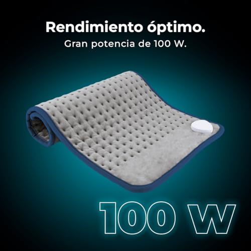 Detalle de Cecotec HeatConfort 6000 ThermalPad: Almohadilla eléctrica 30x60 cm para espalda y cuello