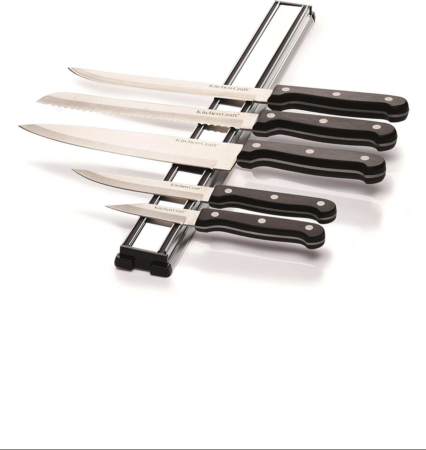 Thumbnail 3 de KitchenCraft 45 cm Deluxe Cast Magnetic Knife Rack — rangement magnétique robuste