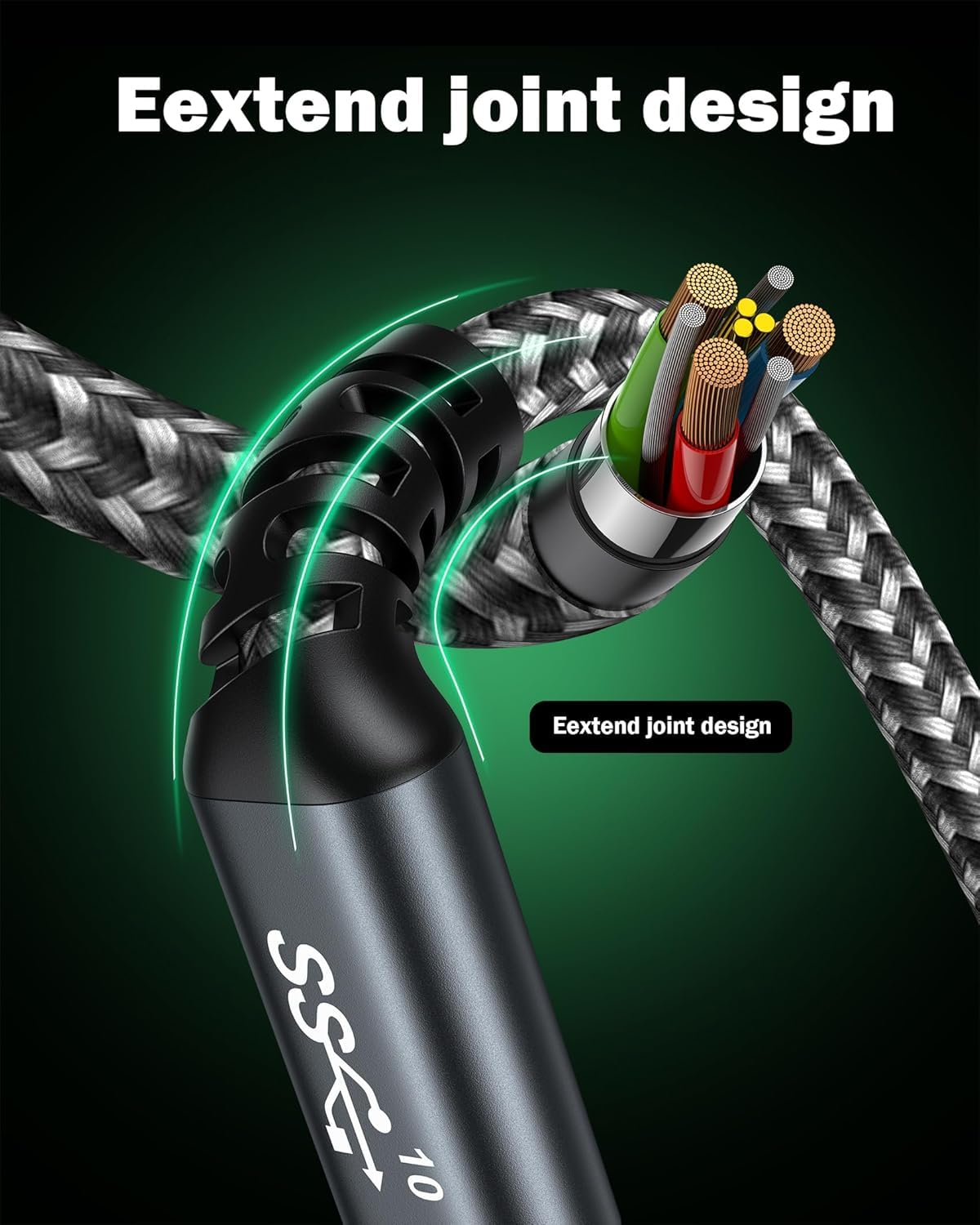 Detalle 2 de USB C Verlängerungskabel 3 m für 100W
