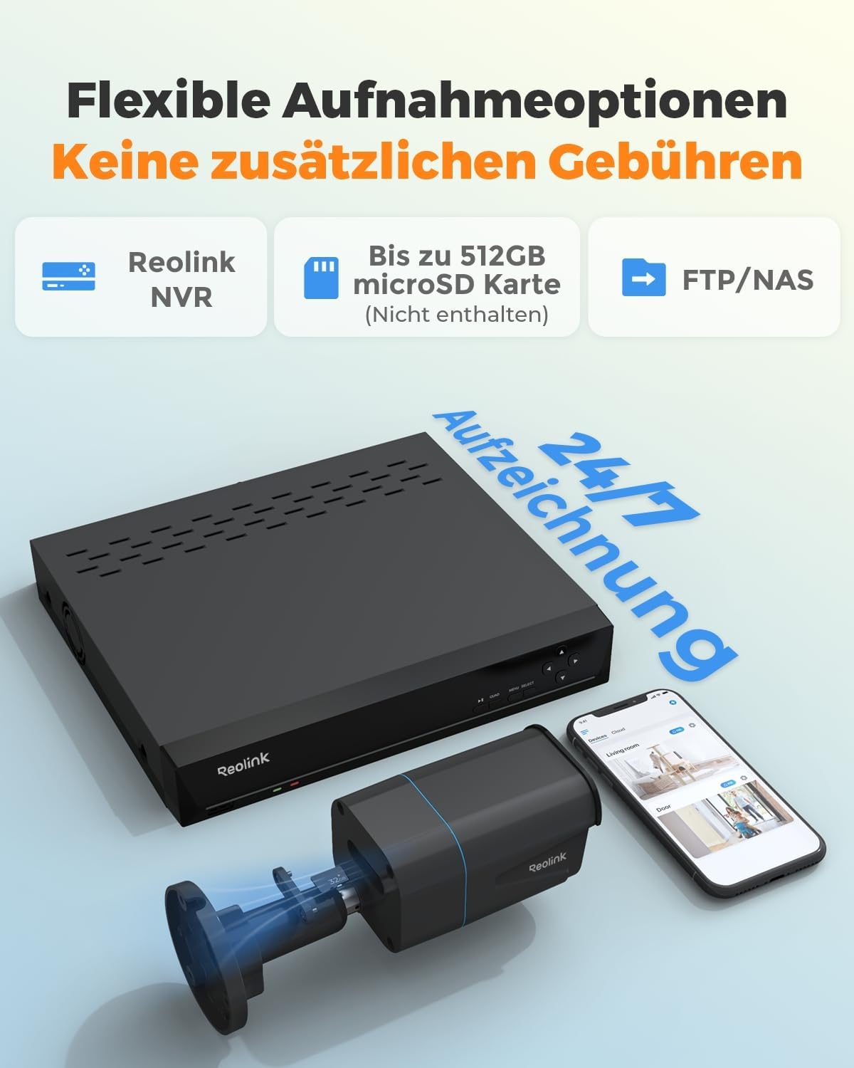 Detalle 2 de Reolink RLC-810A PoE 4K Überwachungskamera