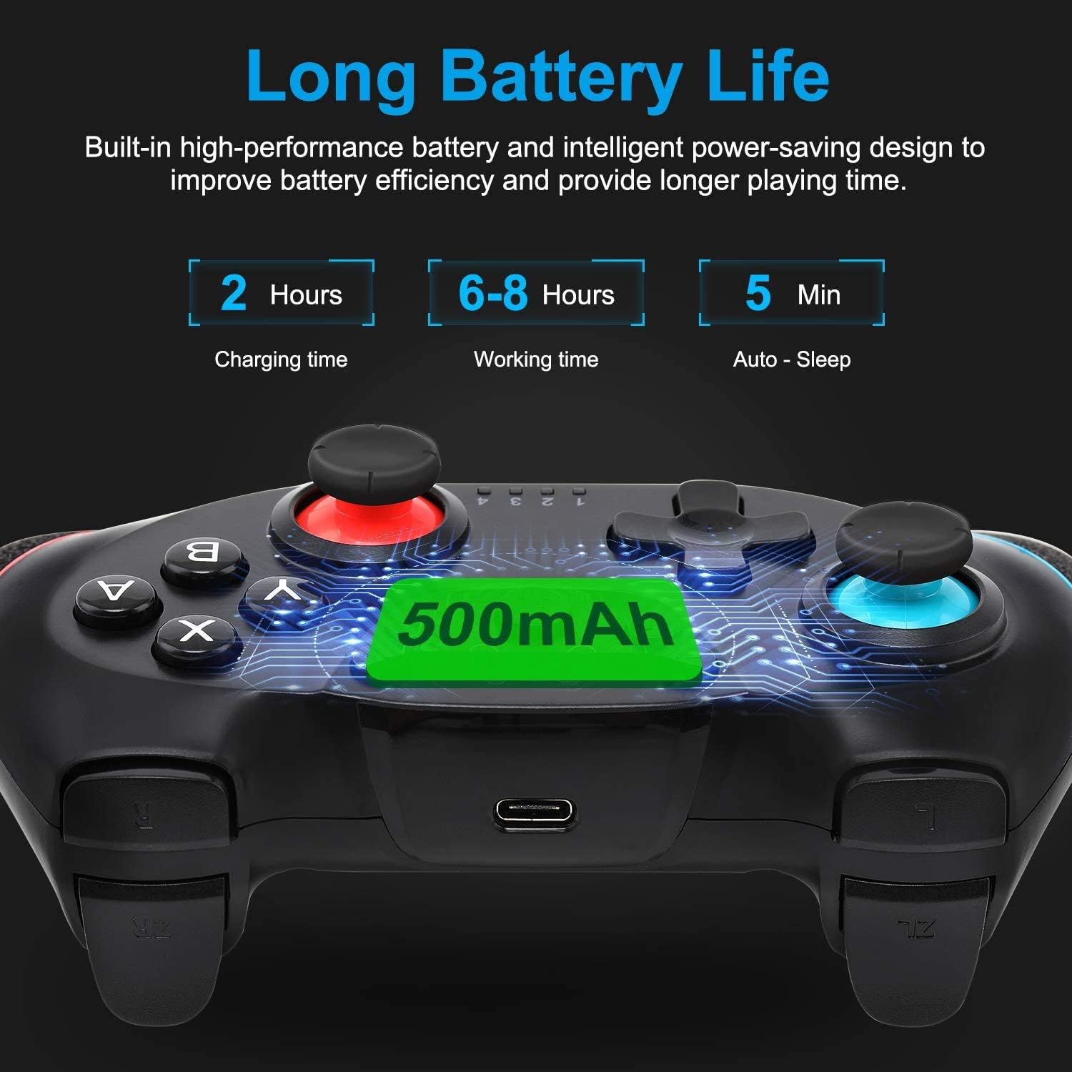 Thumbnail 4 de Olimoxi Switch Pro Controller with Hall Effect 2025