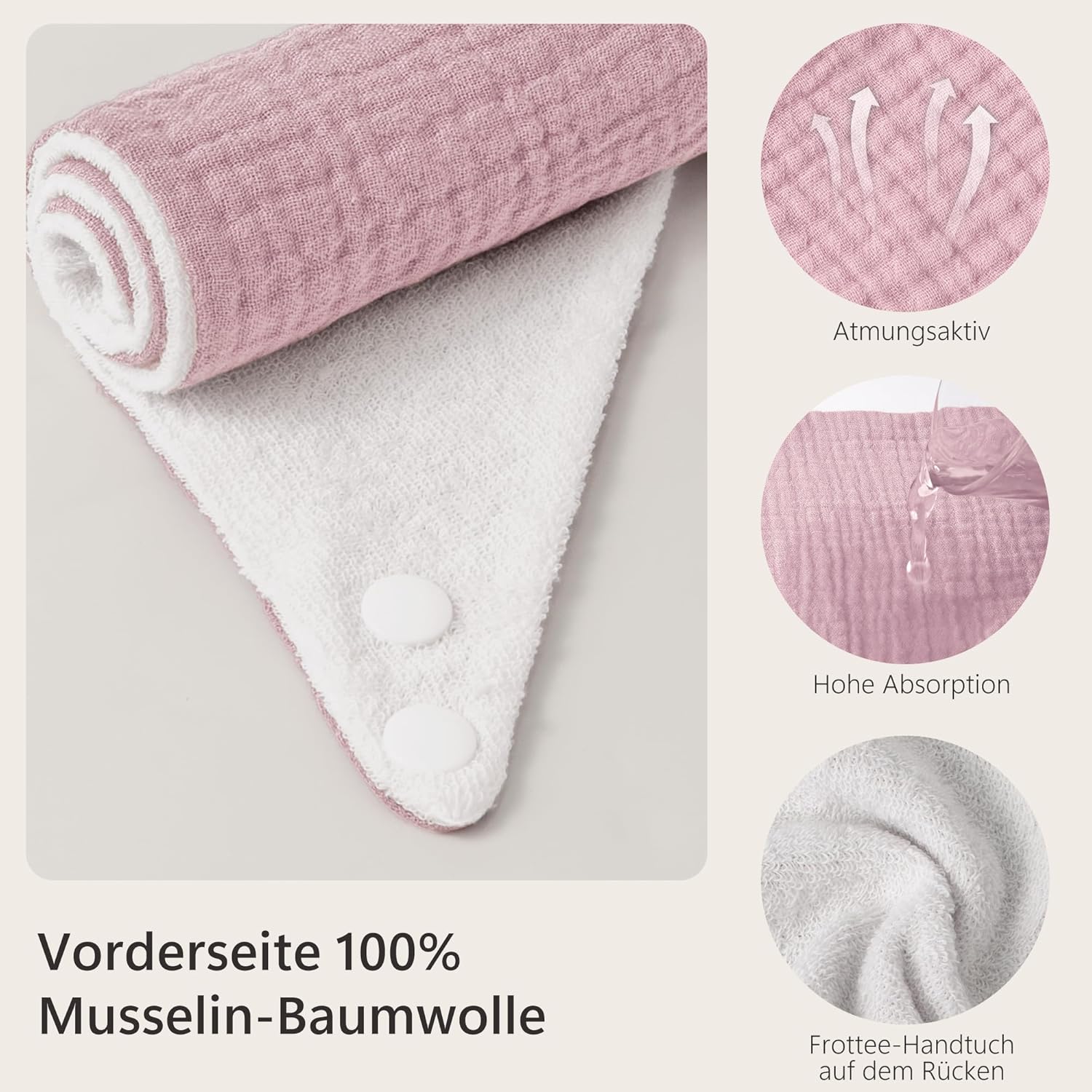 Thumbnail 1 de Bearmoss Lätzchen Baby Musselin Halstuch 8 Stück 👶