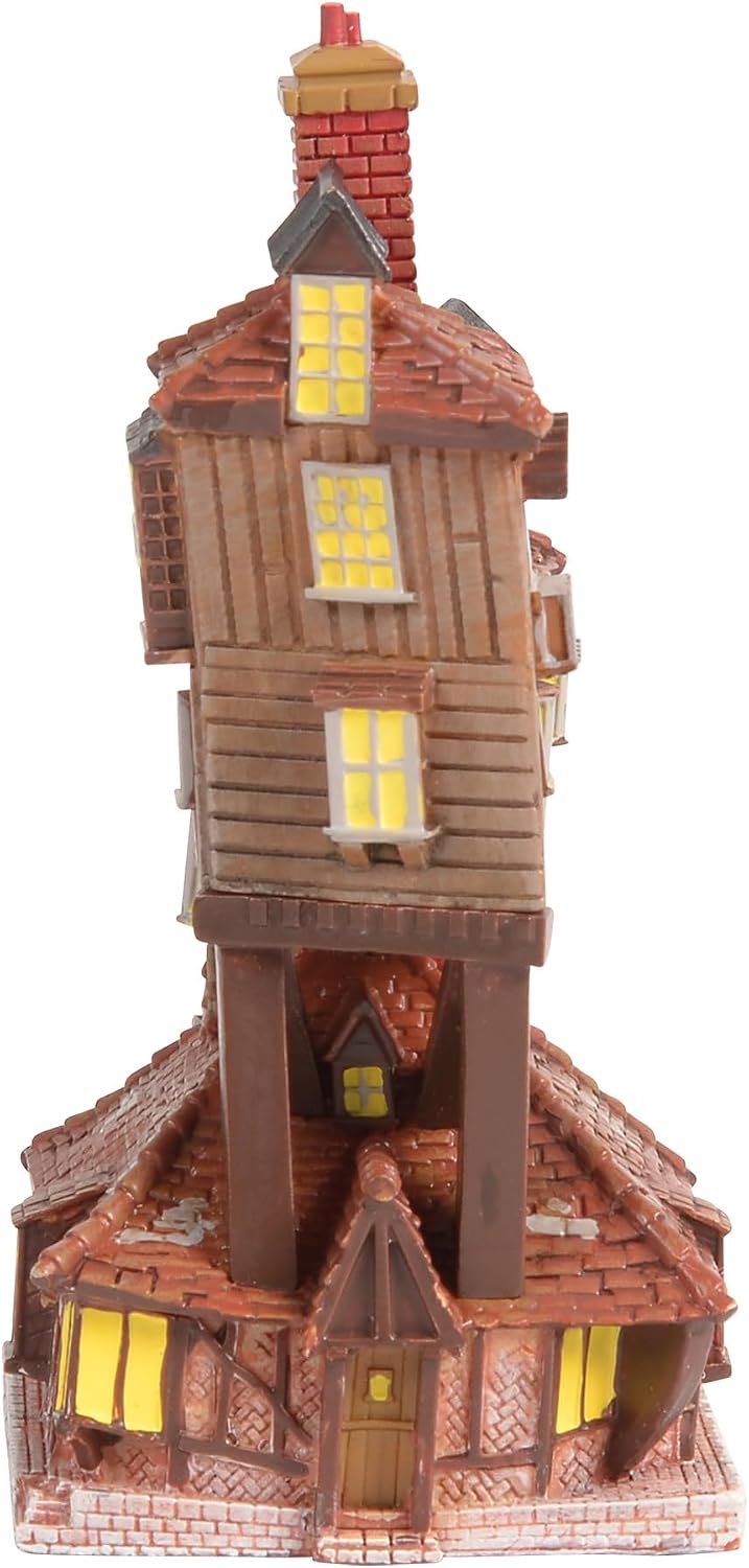 Detalle 1 de Department 56 ミニエンチャント ハリー・ポッター バロウのミニチュアフィギュア、手描きストーンレジン製