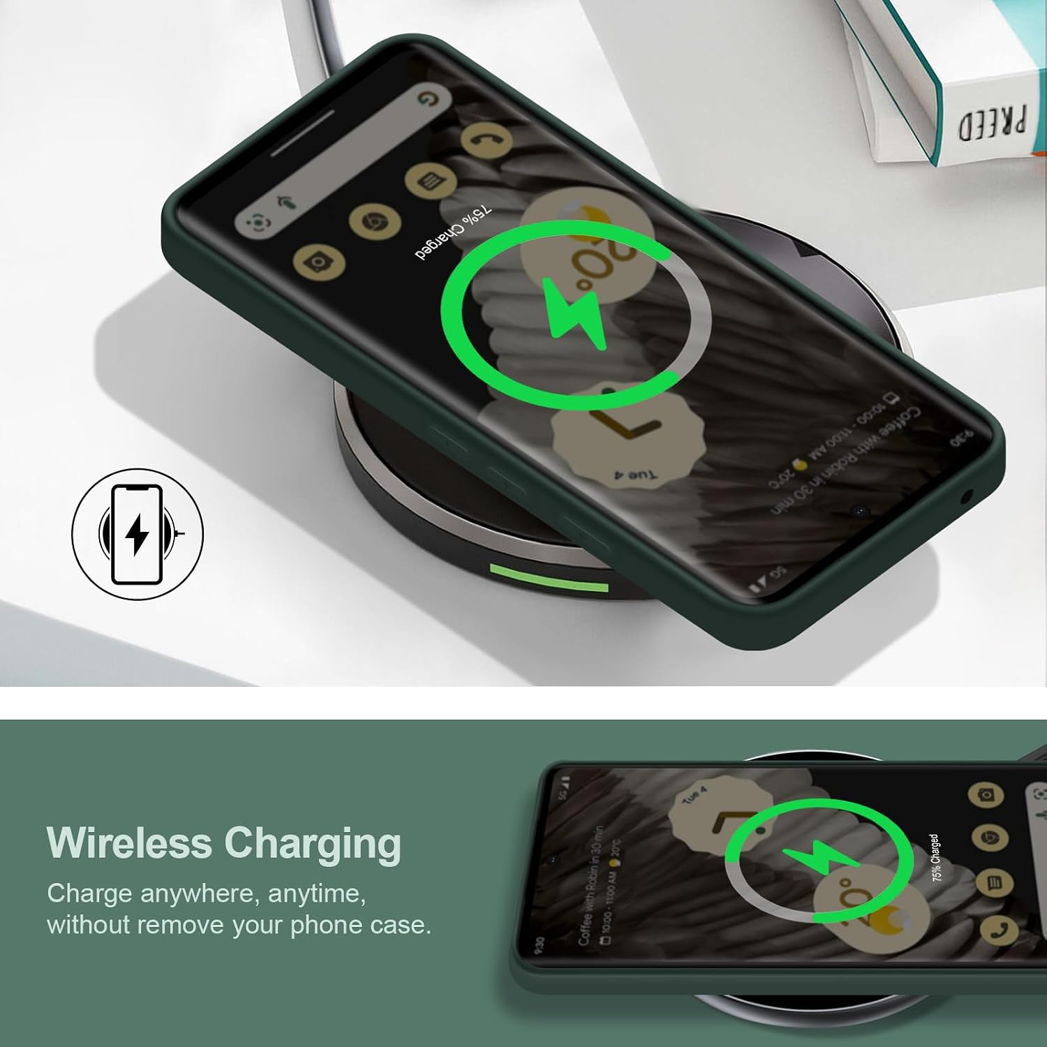 Thumbnail 6 de Pixel 7 Pro silicone case in green