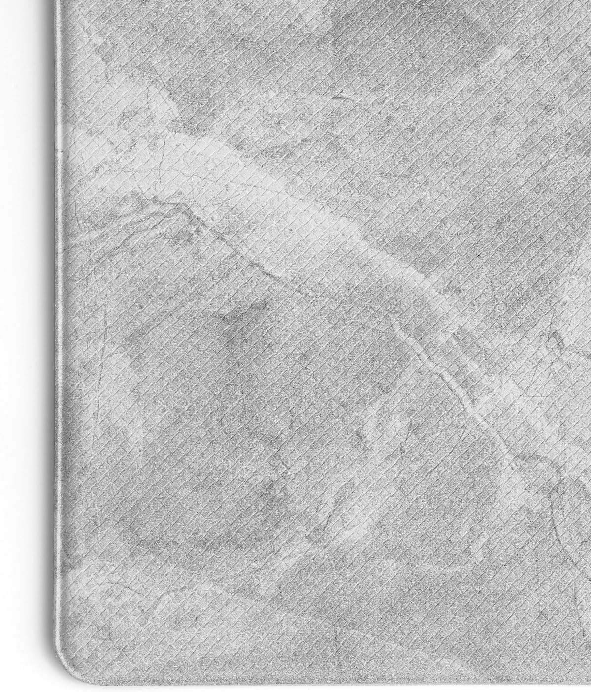 Thumbnail 5 de DEXI Cushioned Anti Fatigue Kitchen Floor Mat 23x86 - Light Grey Marble Runner