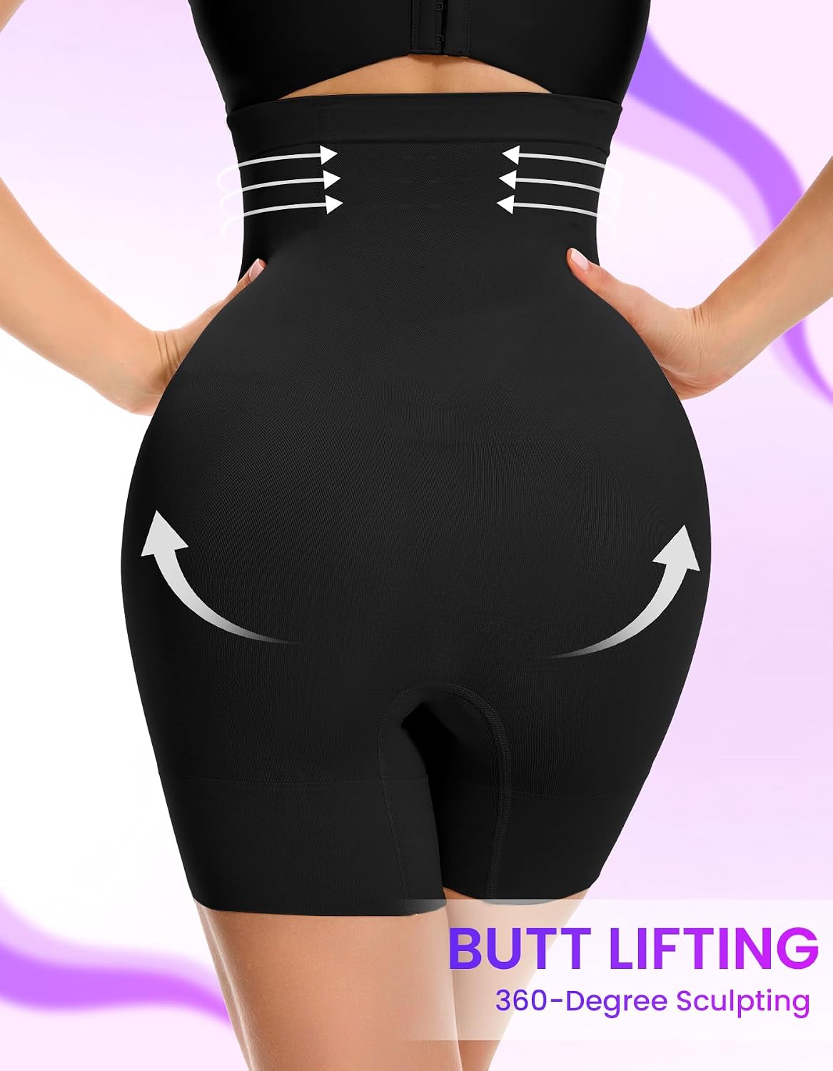Detalle 2 de SIMIYA Shapewear Shorts High-Waisted