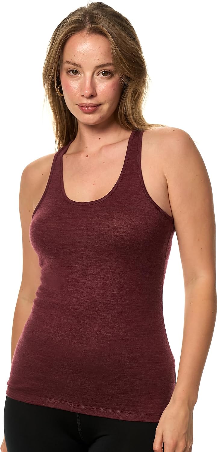 Detalle de Canotta lana merino donna 165 g/m²