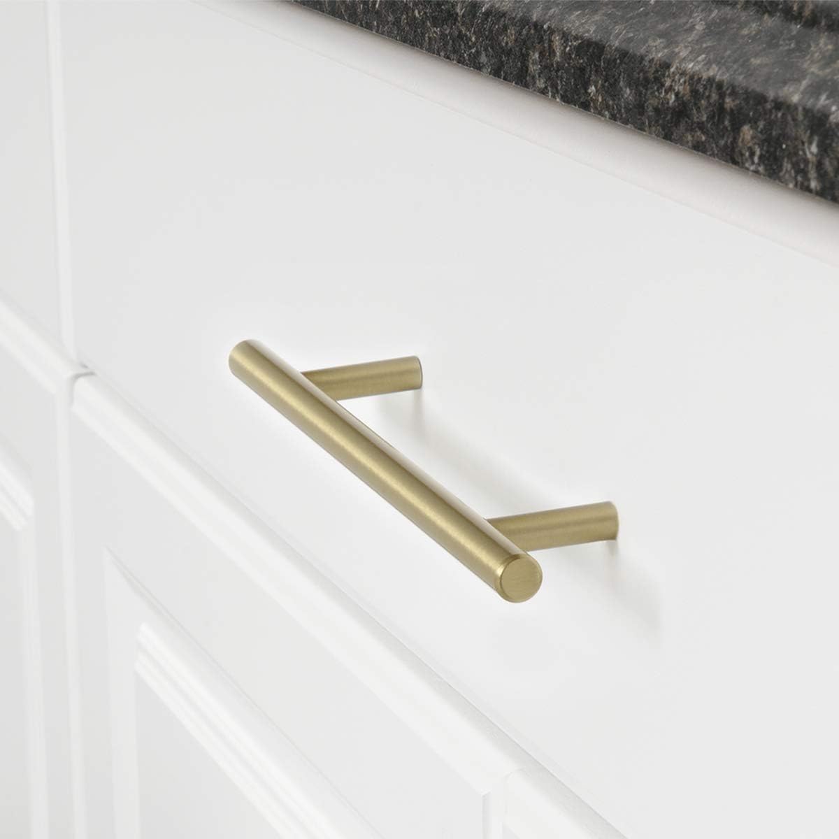 Thumbnail 6 de Amazon Basics AB1504-GC-25 Cabinet Pull, 18.75 cm, Golden Champagne Finish, Pack of 25