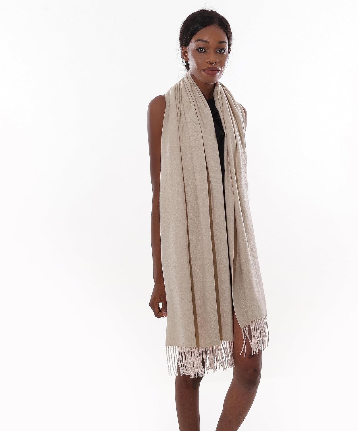 Thumbnail 4 de Sciarpa Pashmina Donna Invernale – Scialle Elegante e Grande 200×70 cm, per cerimonie e serate