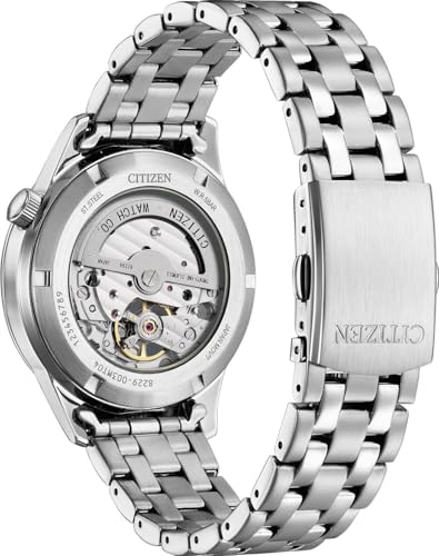 Thumbnail 3 de Citizen NH9131-73L: reloj analógico automático para hombre, esfera azul y correa de acero