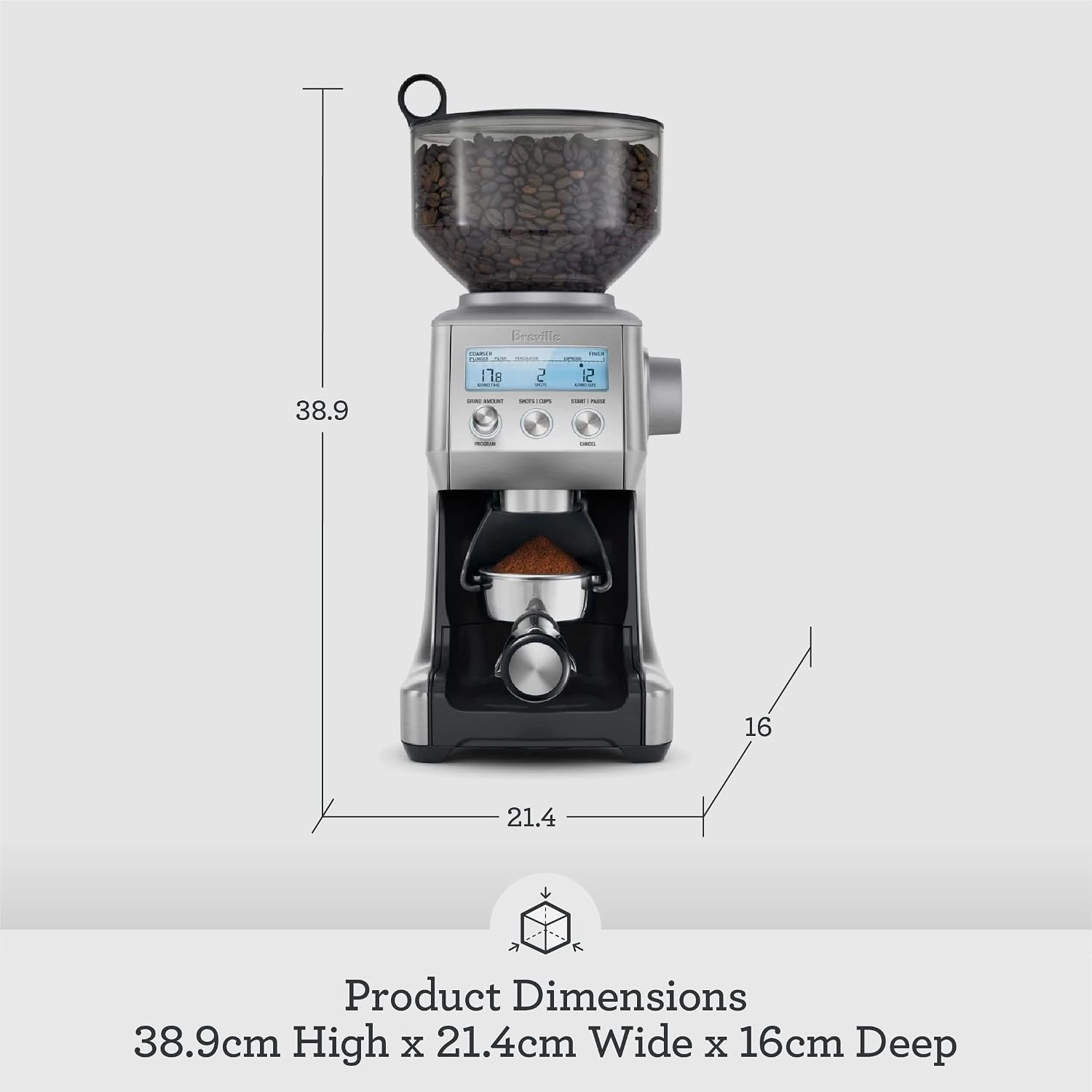 Thumbnail 6 de Breville coffee grinder BCG820BSS