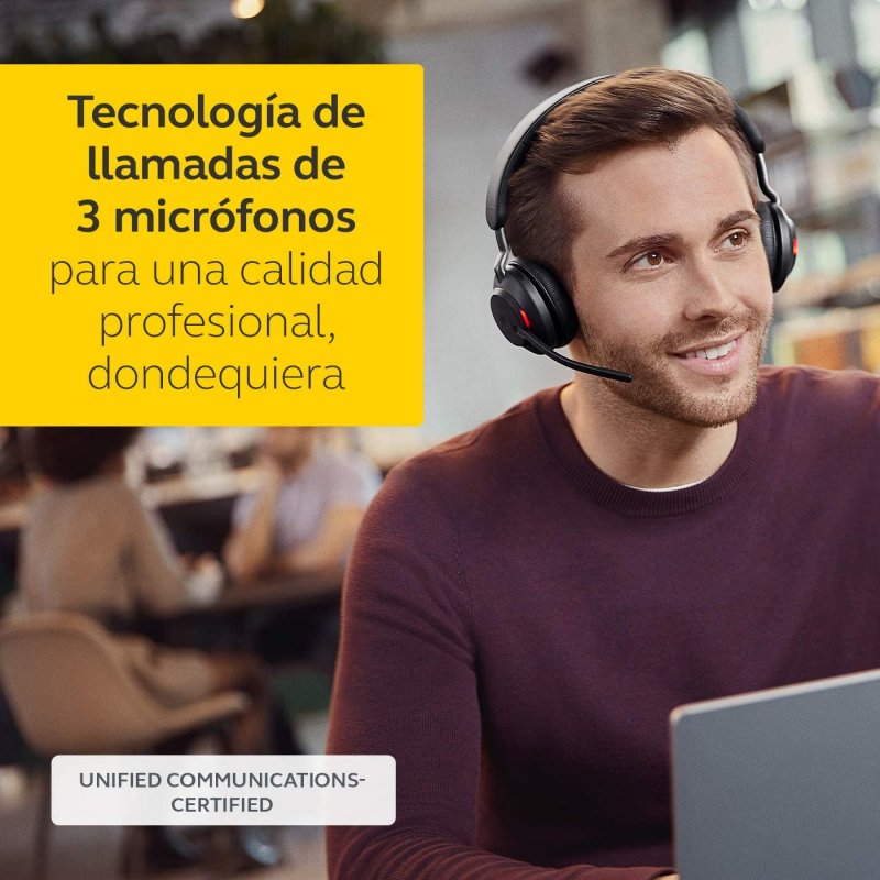 Detalle de Jabra Evolve2 65 Auriculares inalámbricos 37h 📧