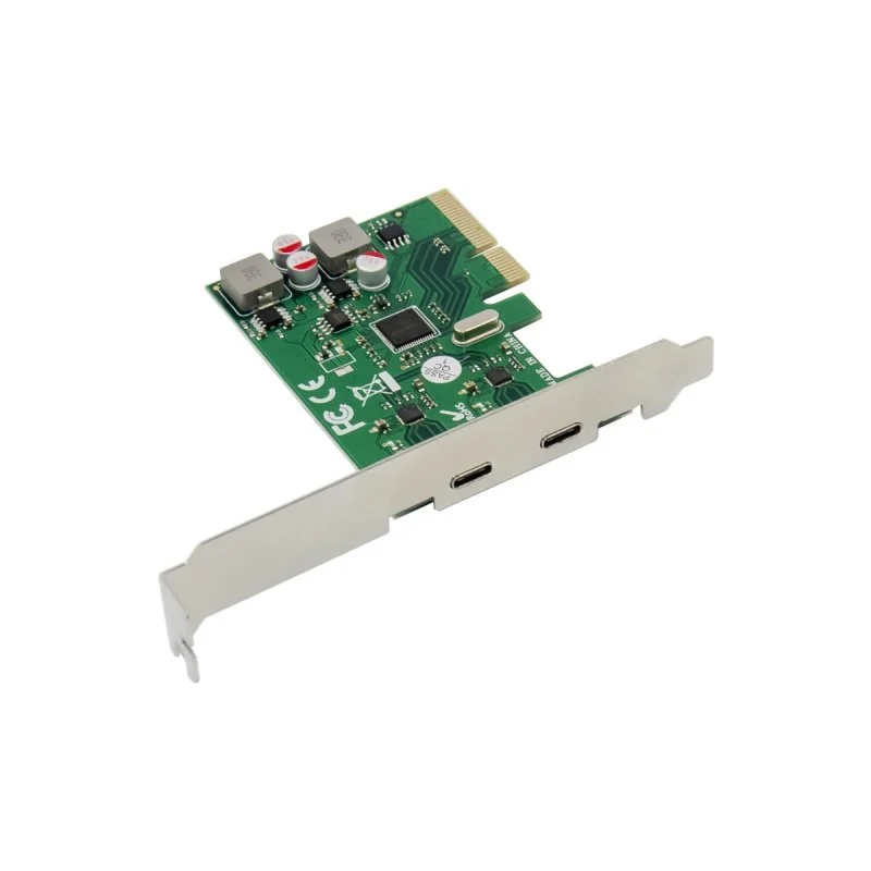 Detalle de Conceptronic Tarjeta PCI-E USB-C 3.2 Gen 2 (Autoalimentada) – 2 puertos USB-C para PC de sobremesa