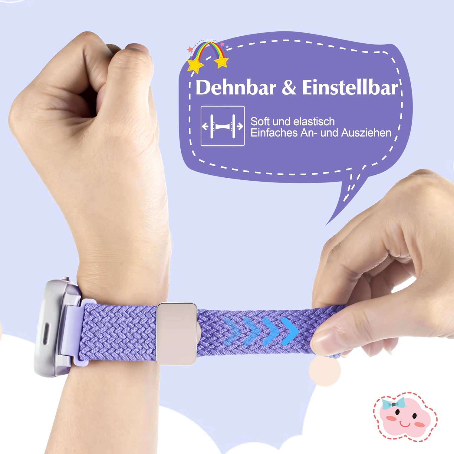 Thumbnail 3 de Polyjoy Magnetisches Flechtband für Xplora X6 – kompatibel, verstellbar und langlebig