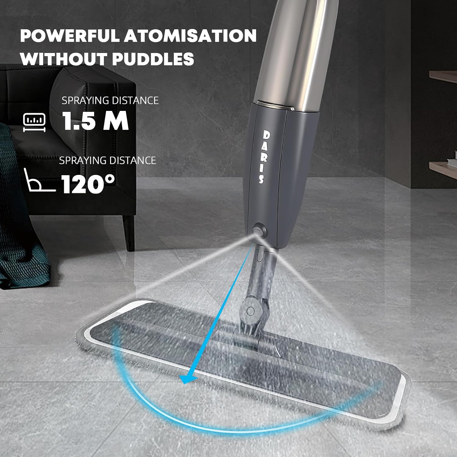Thumbnail 4 de Microfibre Spray Mop with 360° Rotating Head