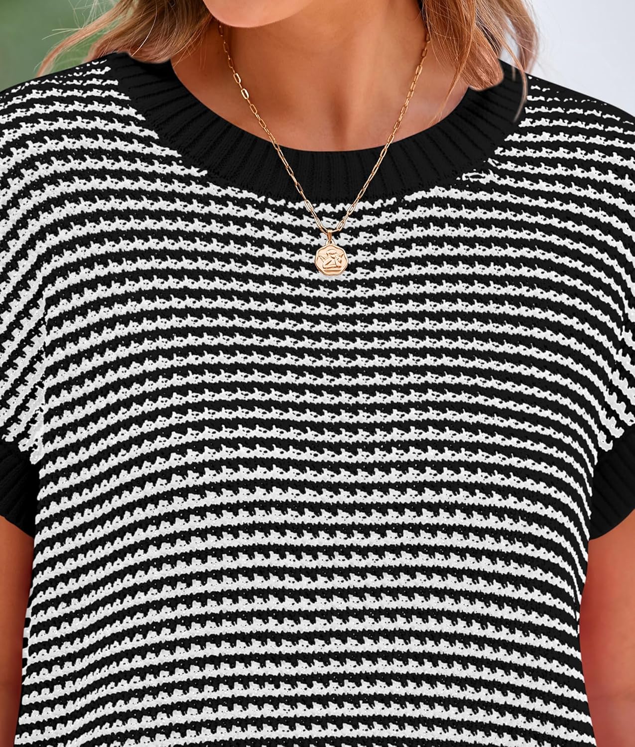 Thumbnail 5 de PRETTYGARDEN Women's Short Sleeve Knit Sweater Vest Top
