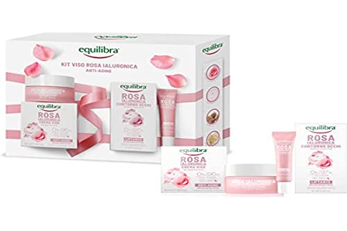 Detalle de Equilibra Kit Viso Rosa Ialuronica anti-età