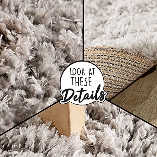 Detalle 2 de Paco Home Tapis gris 120x160 cm 🛋