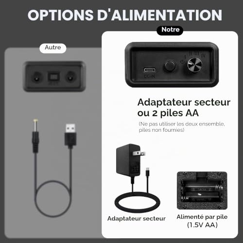 Detalle de BEWISHOME Remontoir Montre Automatique Double Remontoir avec Éclairage LED