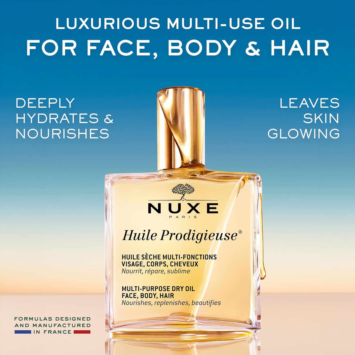 Detalle 2 de NUXE NUXBLW004 Huile Prodigieuse Multi-Purpose Dry Oil for Skin & Hair
